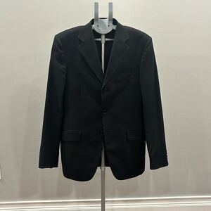 Burberry Men's Black Suit, size 40